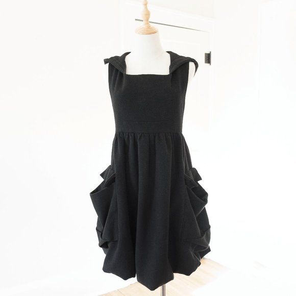 Chloe Dresses & Skirts - Chloe Wool Blend Hooded Dress